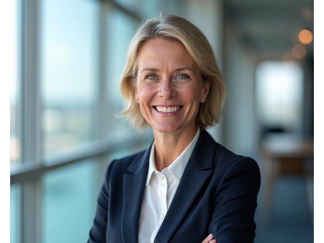 Portrait of Sarah Mitchell, CEO of Aqua Haul