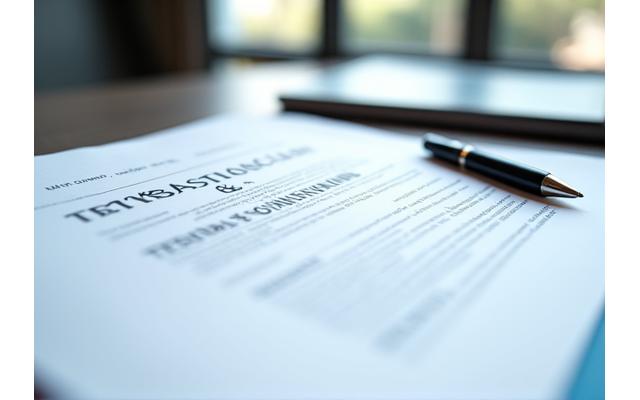 Official Aqua Haul legal document, symbolising clarity and agreement